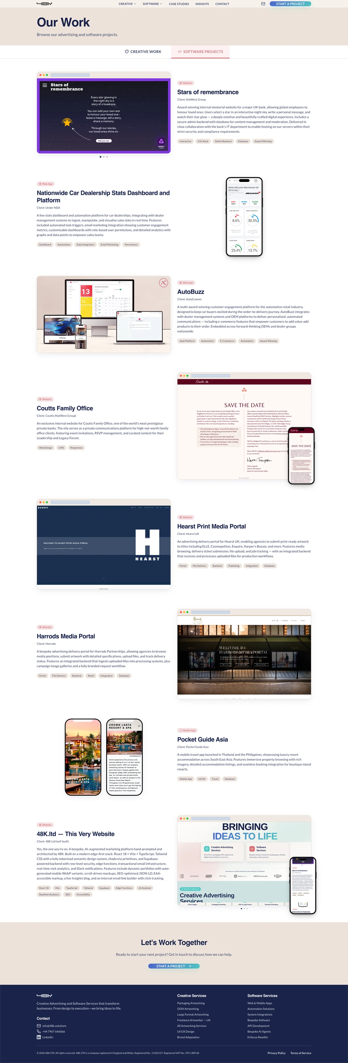 48K.ltd — This Very Website screen 3