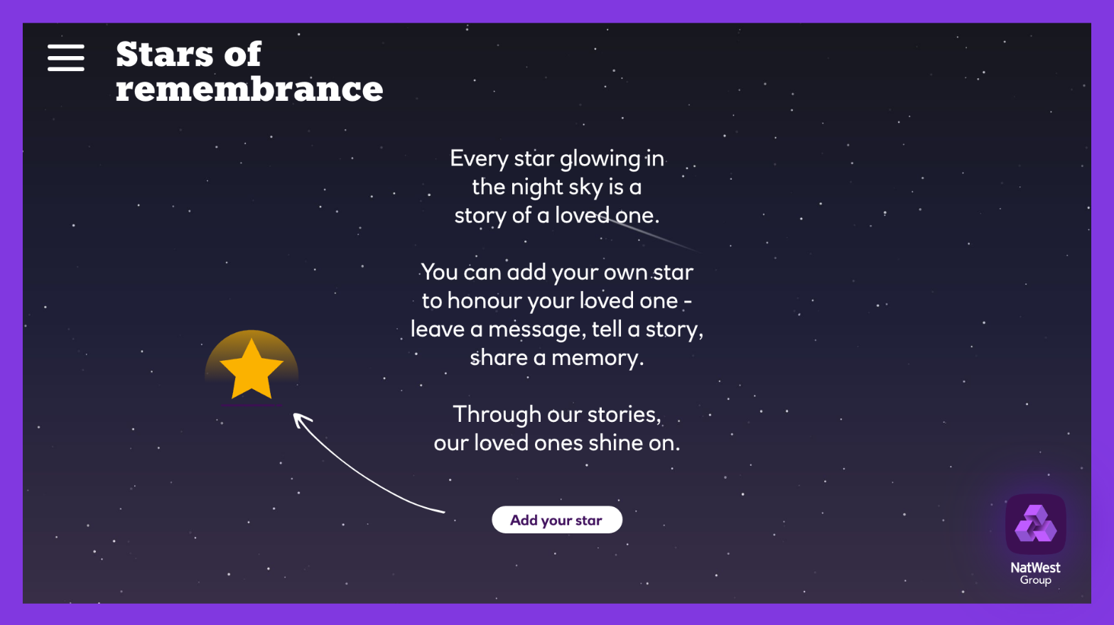 Interactive Memorial Experience